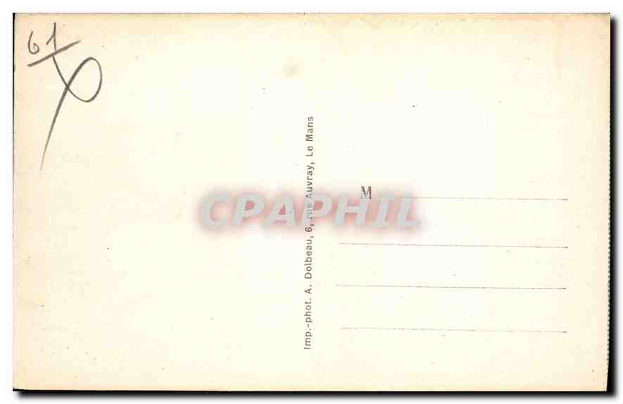 Saint-Céneri (Orne) — L'Église — Imp. phot. A. Dolbeau, Le Mans — Rückseite