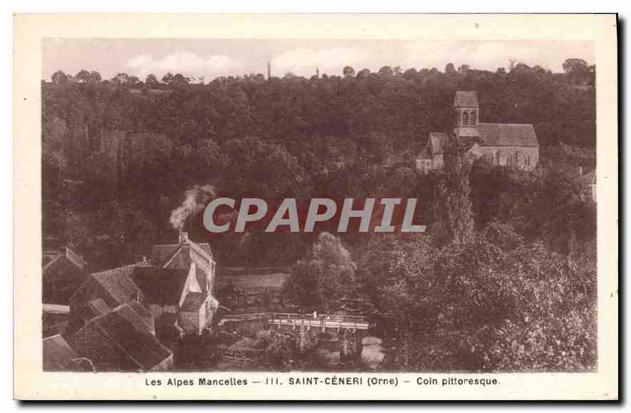 CPA Les Alpes Mancelles St Ceneri  le Gerei (Orne) Coin pittoresque