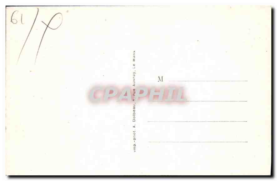 CPA Les Alpes Mancelles St Ceneri  le Gerei (Orne) Coin pittoresque — Rückseite