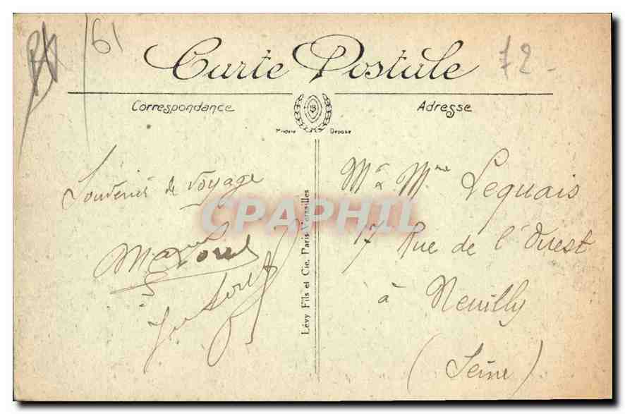 CPA Les Alpes Mancelles St Ceneri  le Gerei (Orne) — Rückseite