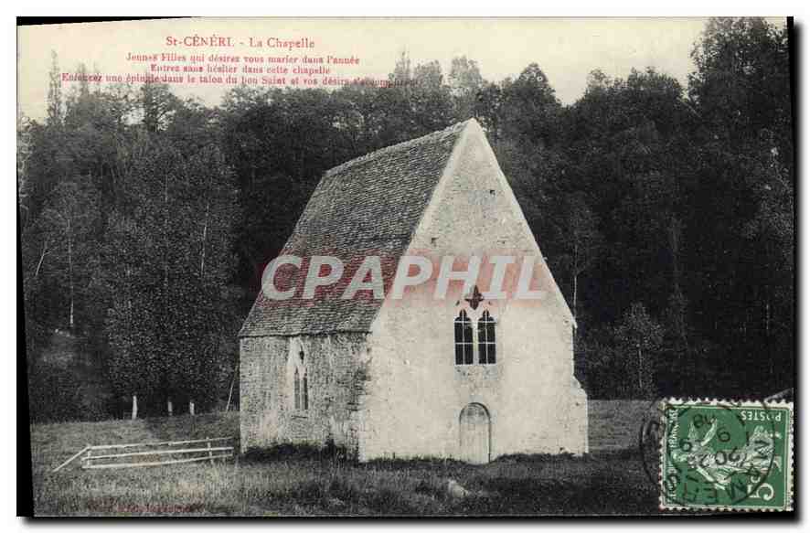 CPA Les Alpes Mancelles St Ceneri  le Gerei (Orne) La Chapelle