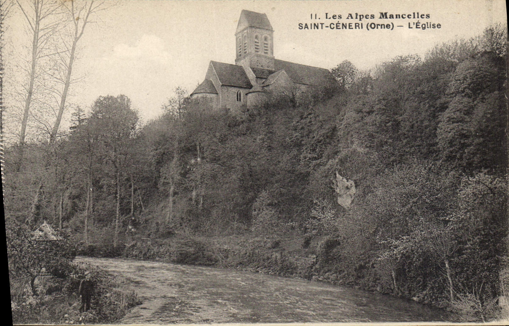 Saint-Céneri (Orne) — L'Église — Les Alpes Mancelles