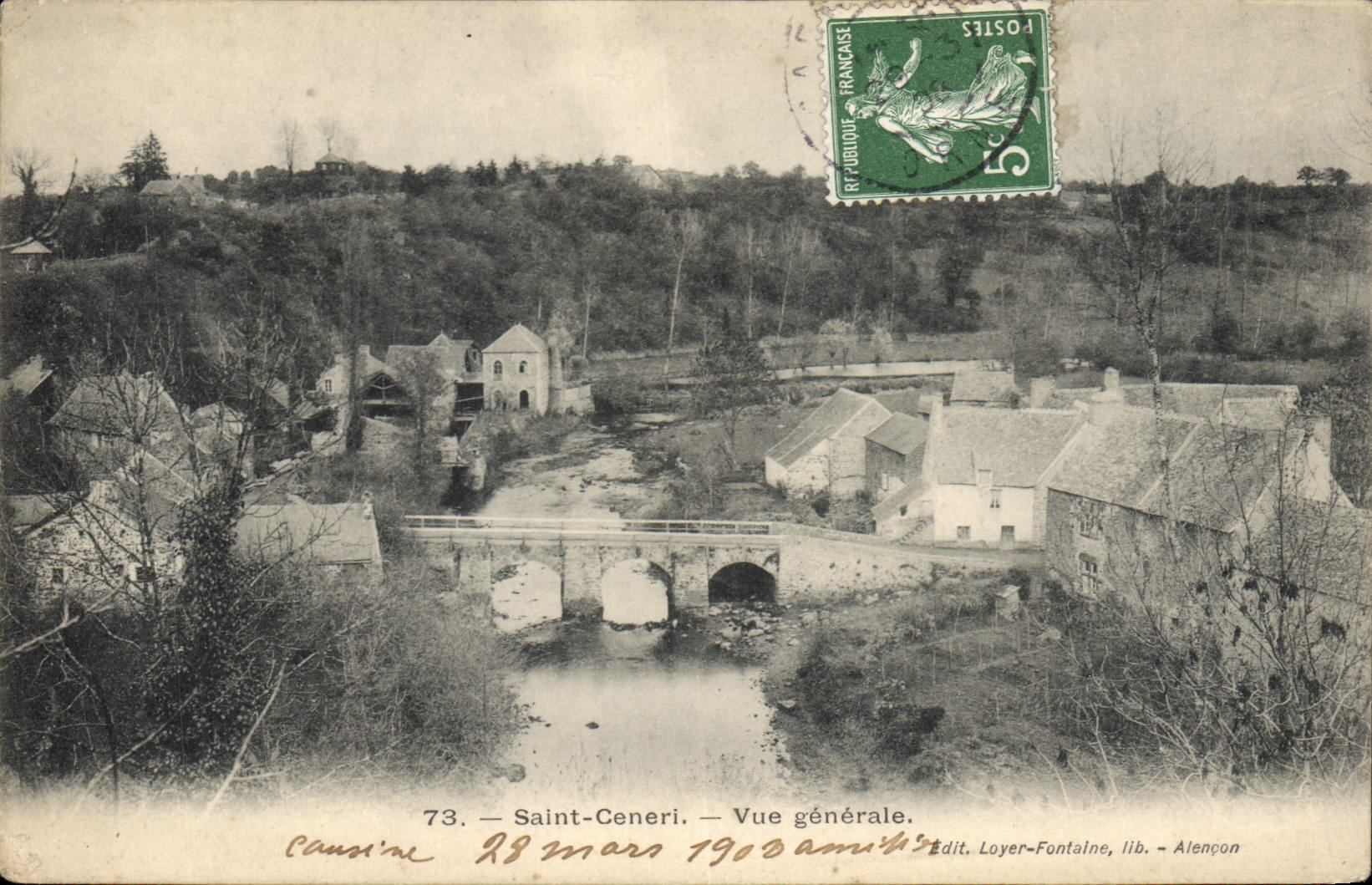 CPA Les Alpes Mancelles St Ceneri  le Gerei (Orne) Vue generale