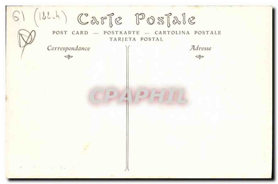 CPA Les Alpes Mancelles St ceneri le Gerei l'Eglise et le Pont  — Rückseite