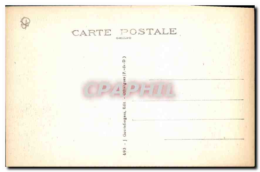 CPA Clermont Ferrand La Cathedrale Entree Principale  — Rückseite