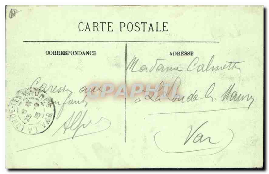 CPA Clermont Ferrand La Cathedrale  — Verso