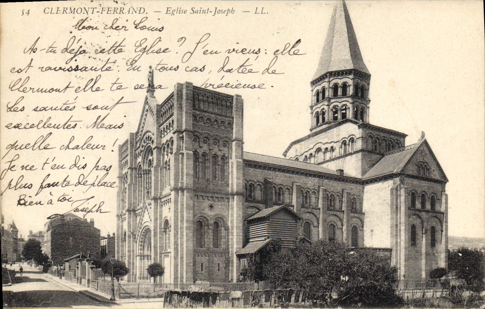 CPA Clermont Ferrand Eglise St Joseph 