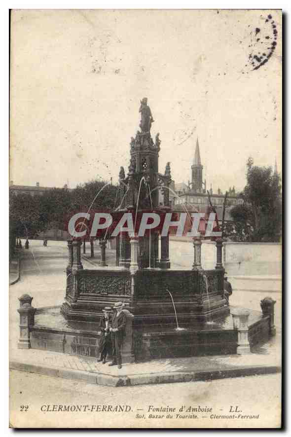 CPA Clermont Ferrand Fontaine d'Amboise 