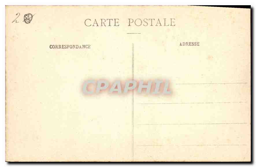 CPA Clermont Ferrand Porte d'une maison Rue des Chaussetiers  — Rückseite