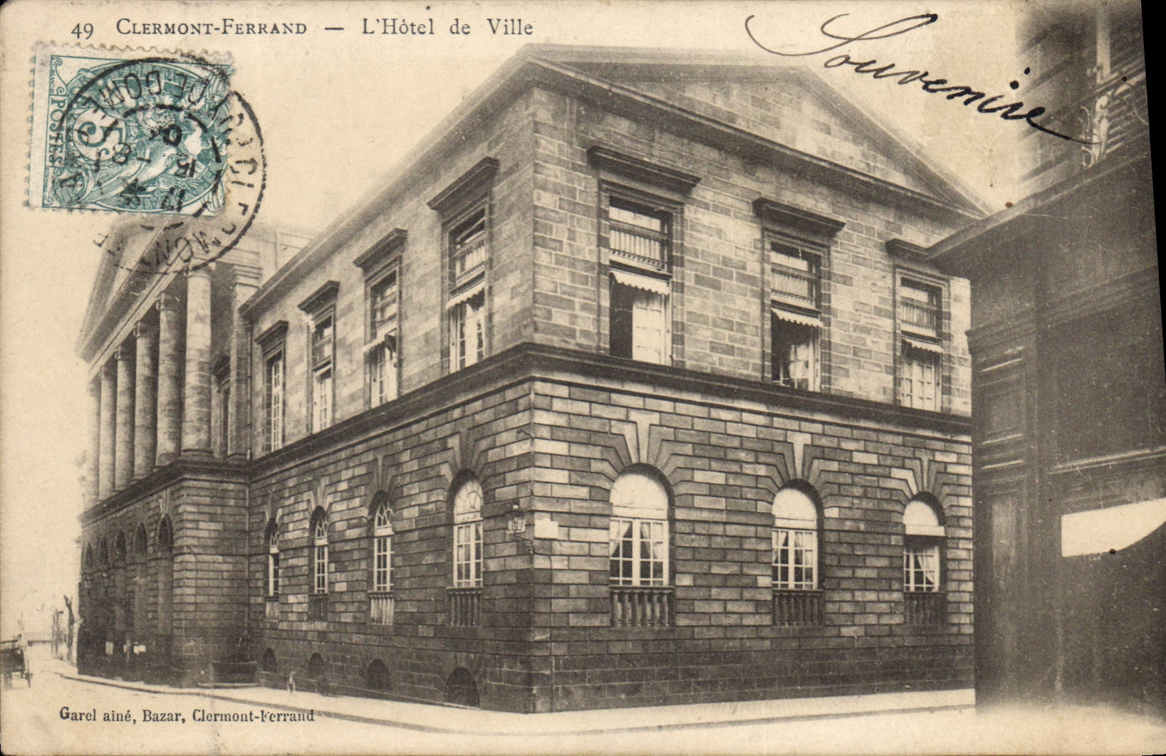 CPA Clermont Ferrand L'Hotel de Ville 