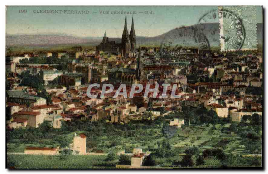Clermont-Ferrand — Vue générale — G.J.