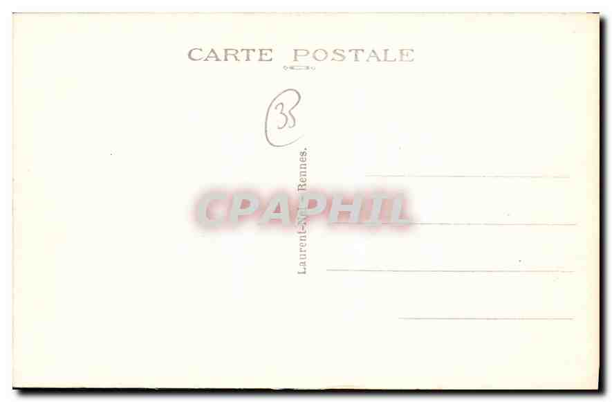 CPA Dinard Chemin de Ronde de la Malouine  — Rückseite