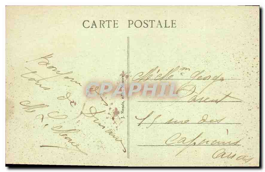 CPA La Cote d'Emeraude Dinard La Piscine au bord de la Plage  — Rückseite