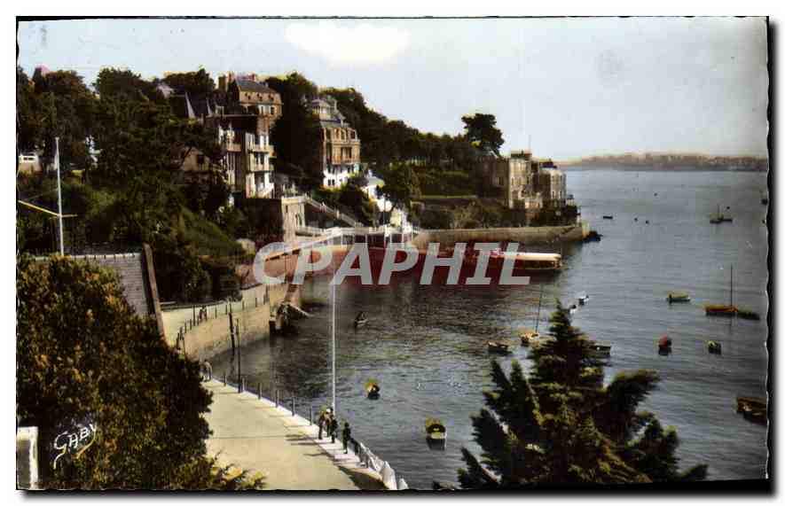 CPA Dinard I et V La Promenade au Clair de Lune 