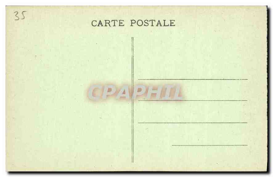 CPA Cote d'Emeraude Dinard La Malouine  — Rückseite