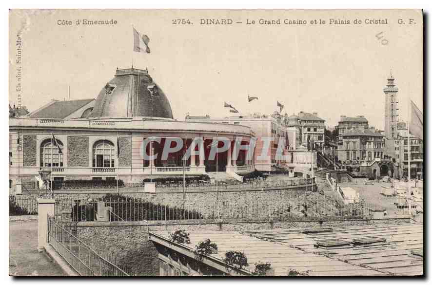 CPA Dinard Le Grand Casino et le Palais de Cristal 