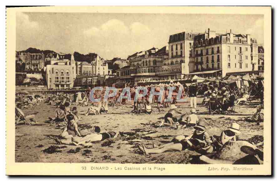 CPA Dinard Les Casinos et la Plage 