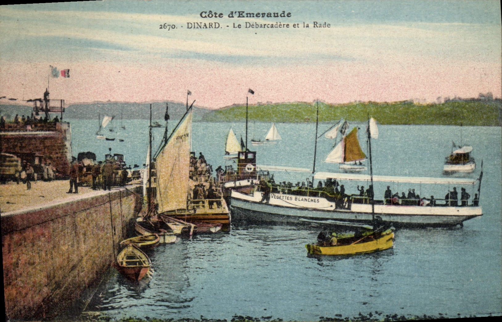 Dinard - Le Débarcadère et la Rade — Côte d'Émeraude, n° 2670