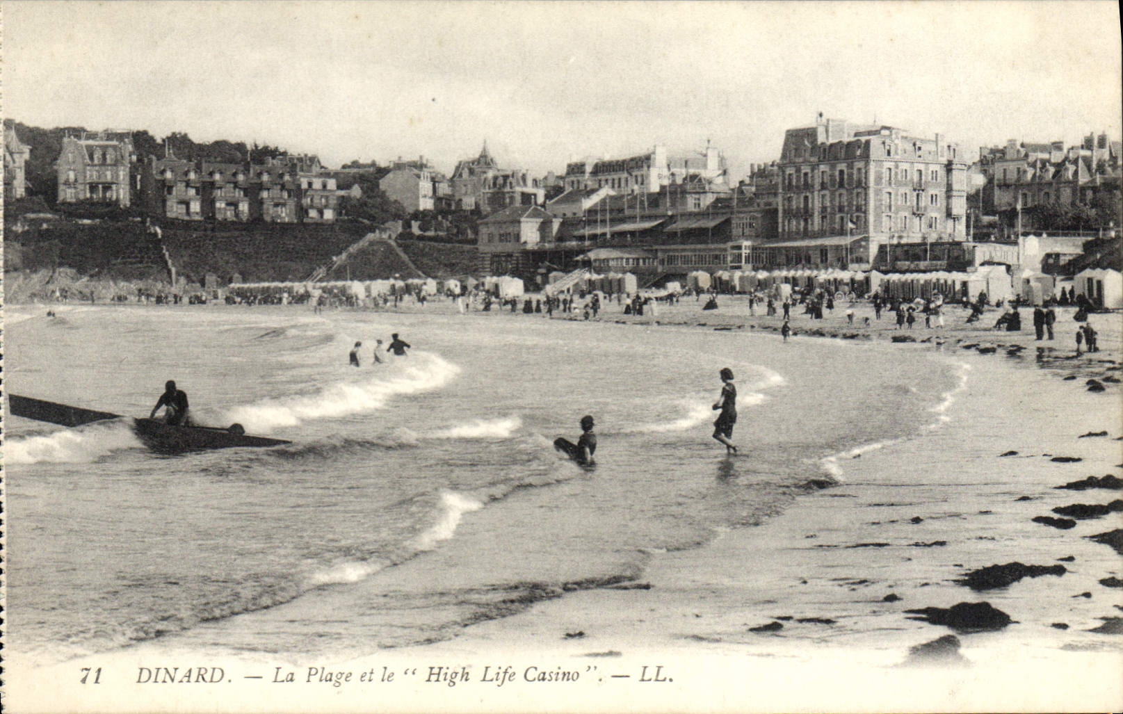 Dinard — Die Strandpromenade und das « High Life Casino » — LL. n°71