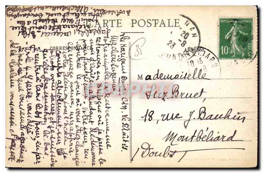 Dinard - Côte d'Émeraude - L'Hôtel des Terrasses - G. F. — Verso