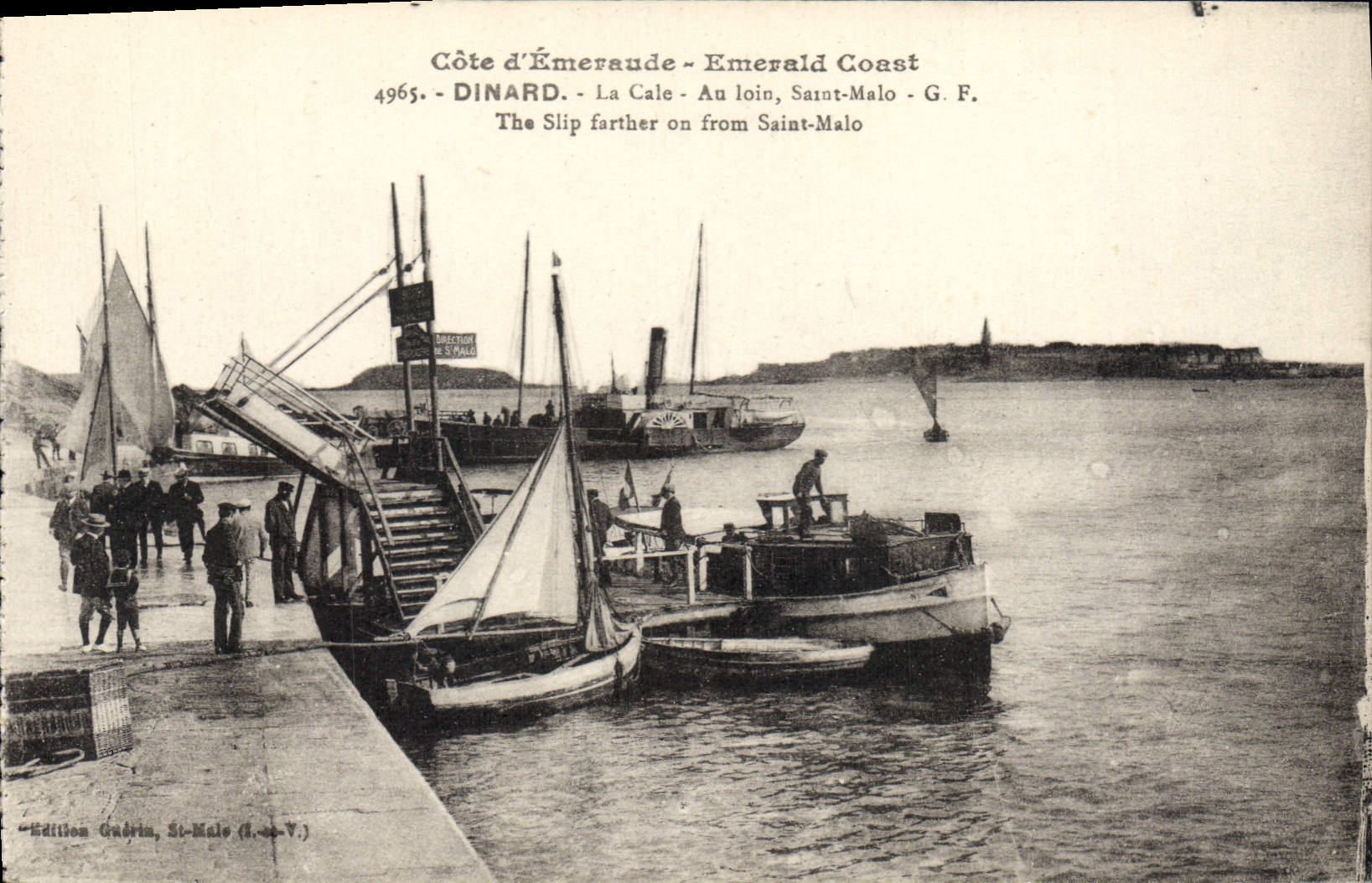 Dinard - La Cale - Côte d'Émeraude - Emerald Coast - Édition Gadrin, St-Malo (R.-V.)