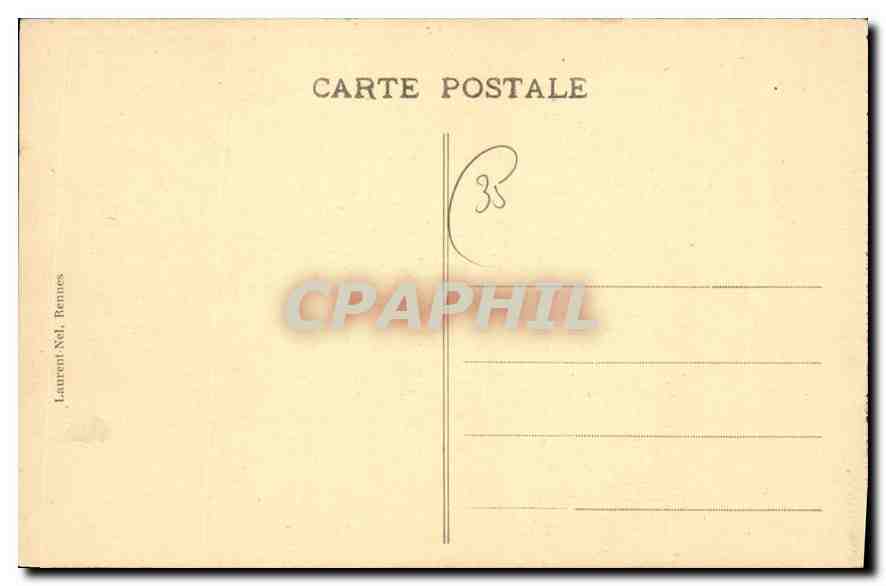 CPA Cote d'Emeraude Dinard Promenade des Ailes  — Rückseite