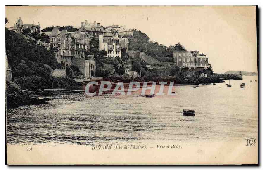 CPA Dinard Ille et Vilaine Brie a Brac 