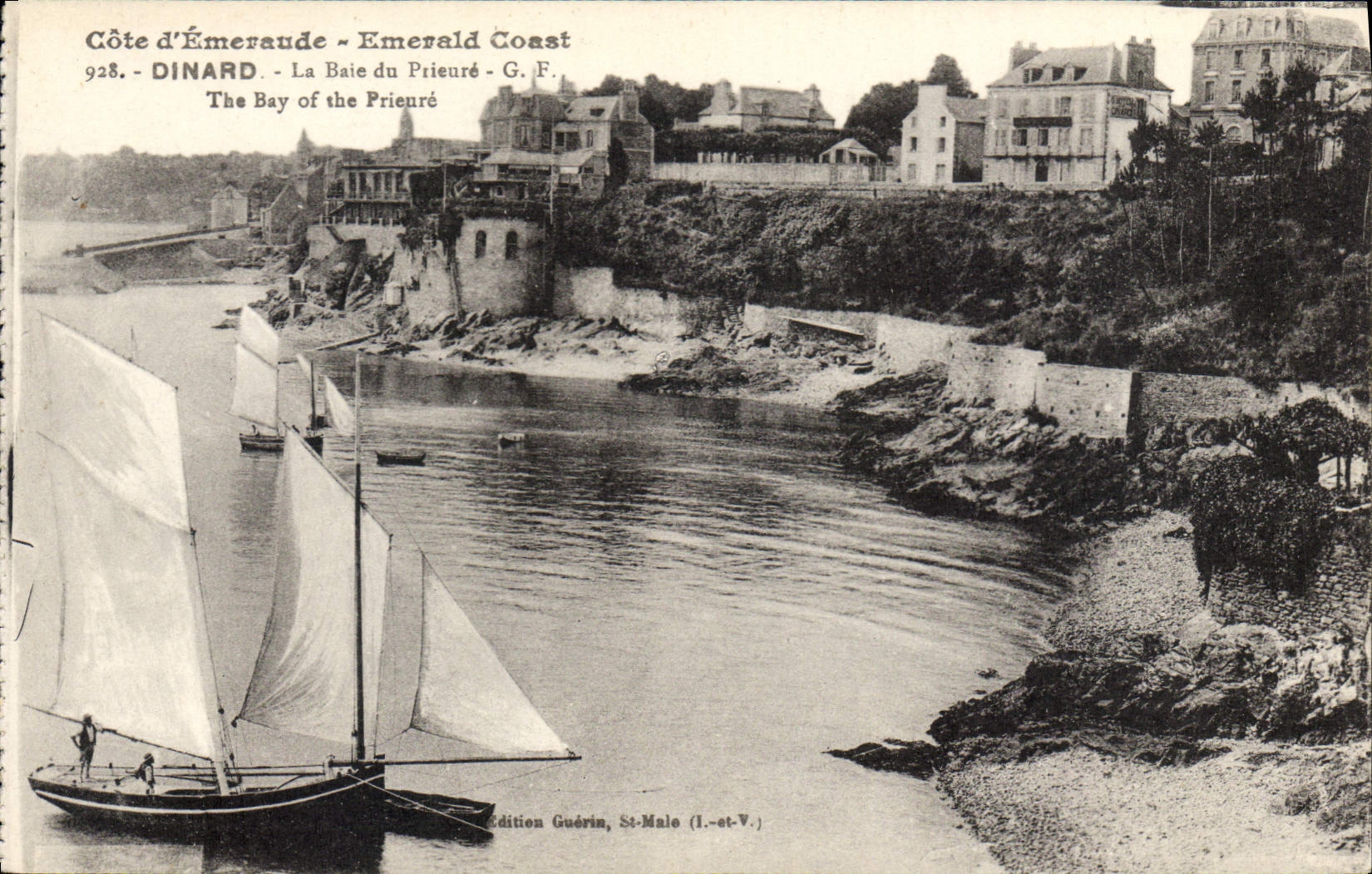 Côte d'Émeraude - Dinard - La Baie du Prieuré - Édition Guérin, St-Malo (1.-st-V.)