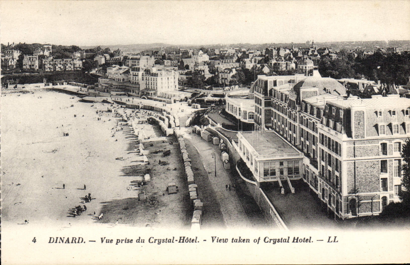Dinard — Vue prise du Crystal-Hôtel — LL