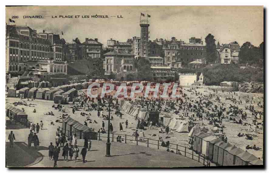 CPA Dinard La Plage et les Hotels 