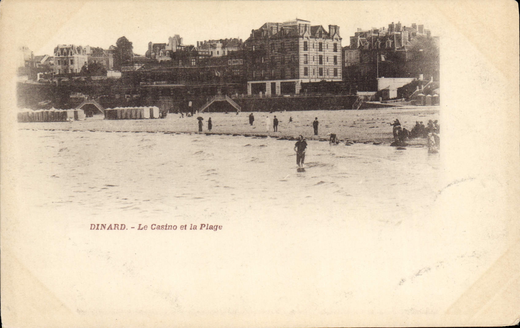 CPA Dinard Le Casino et la Plage 