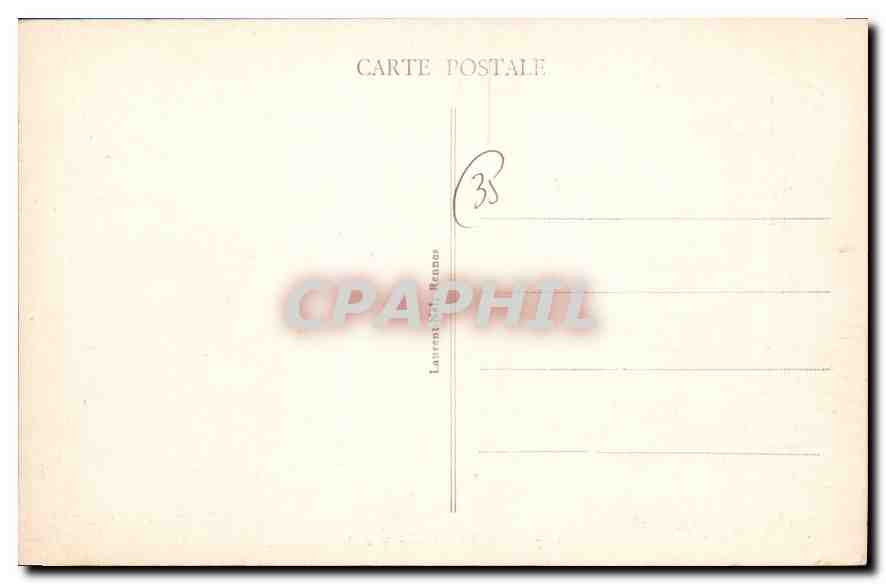CPA Cote d'Emeraude Dinard Entree de La Plage  — Rückseite