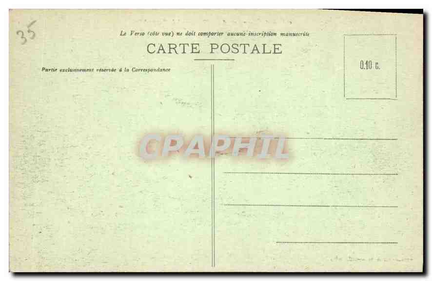 CPA Cote d'Emeraude Emerald Coast Dinard La Plage The Sands  — Back