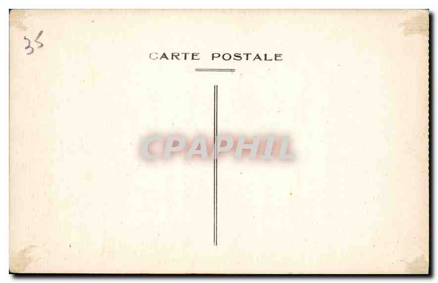 CPA Dinard La Pointe de la Malouine  — Rückseite