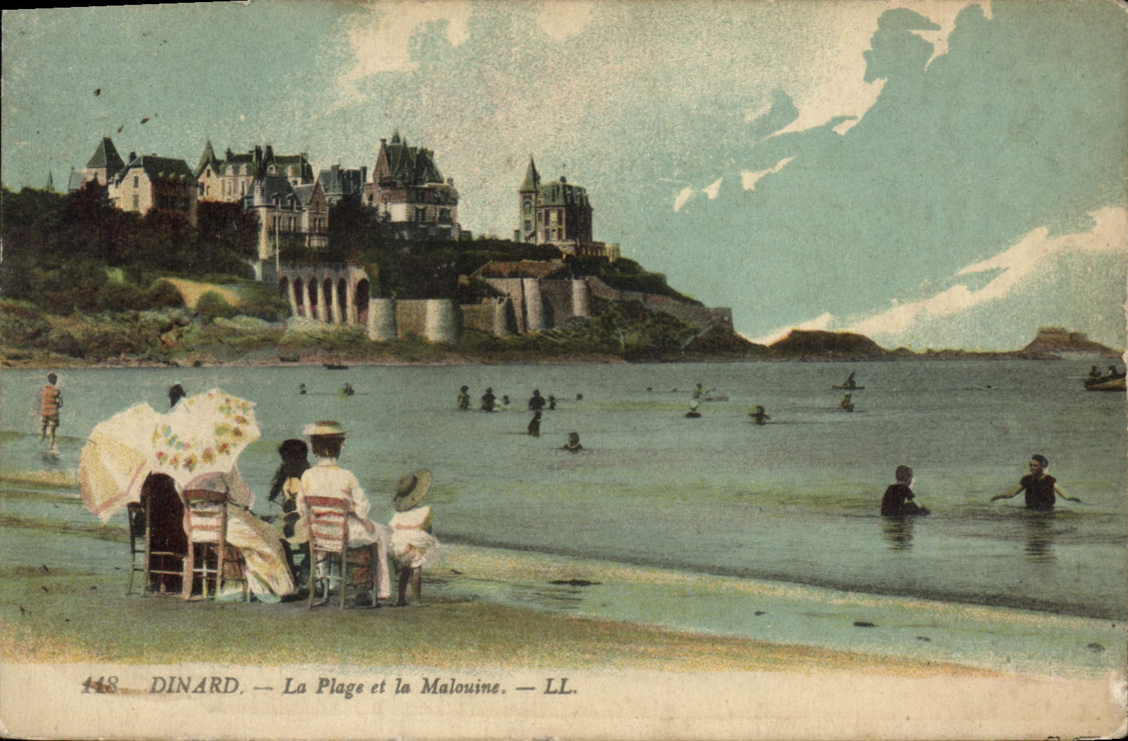 Dinard — Die Strände und die Malouine — LL, Nr. 448