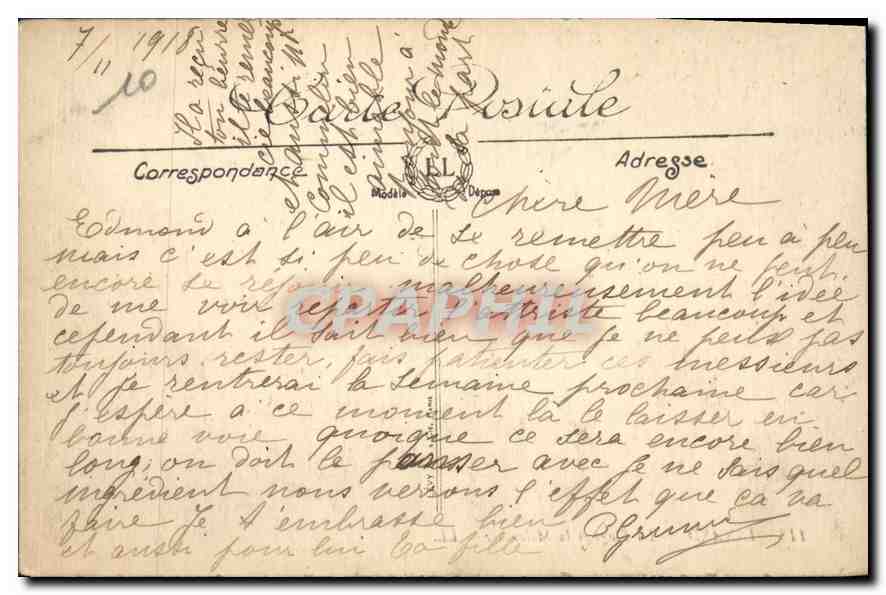 Dinard — Die Strände und die Malouine — LL, Nr. 448 — Rückseite