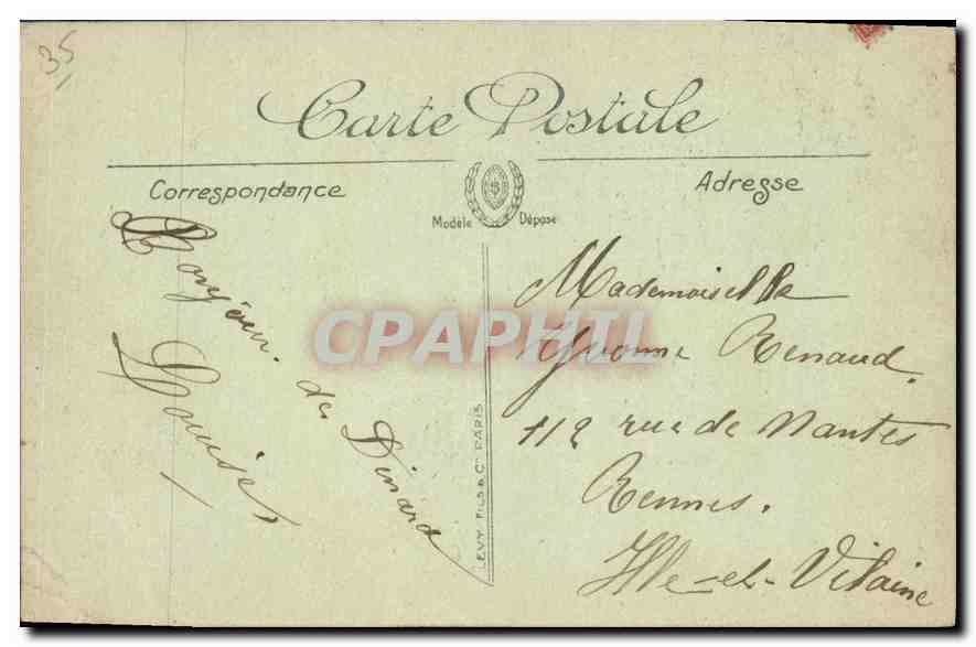 Dinard — L'Hôtel Royal et la Plage — LL. — n°95 — Verso