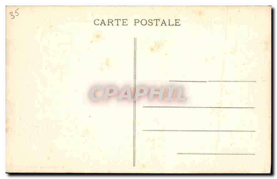 CPA Cote d'Emeraude Emerald Coast Dinard Vue generale de la Plage  — Rückseite