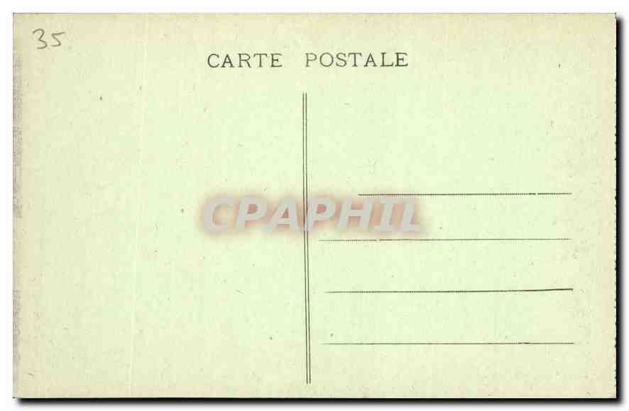 CPA Cote d'Emeraude Emerald Coast Dinard La Plage  — Rückseite