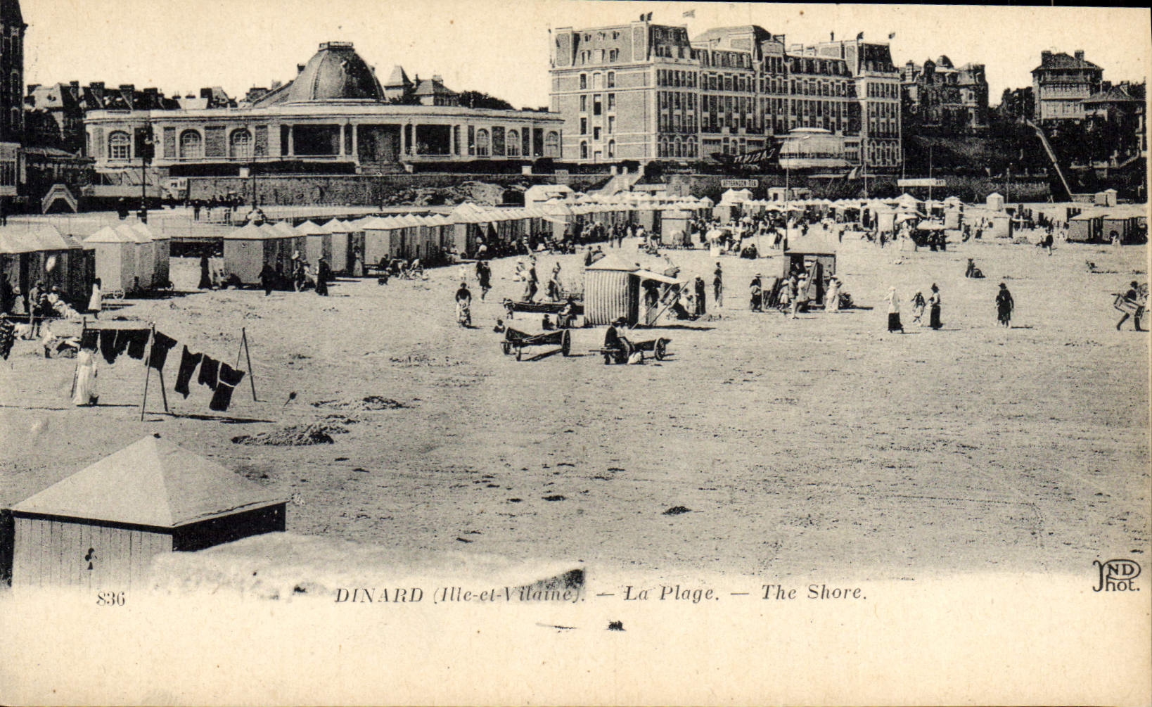 Dinard (Ille-et-Vilaine) — La Plage — The Shore — JND Phot.