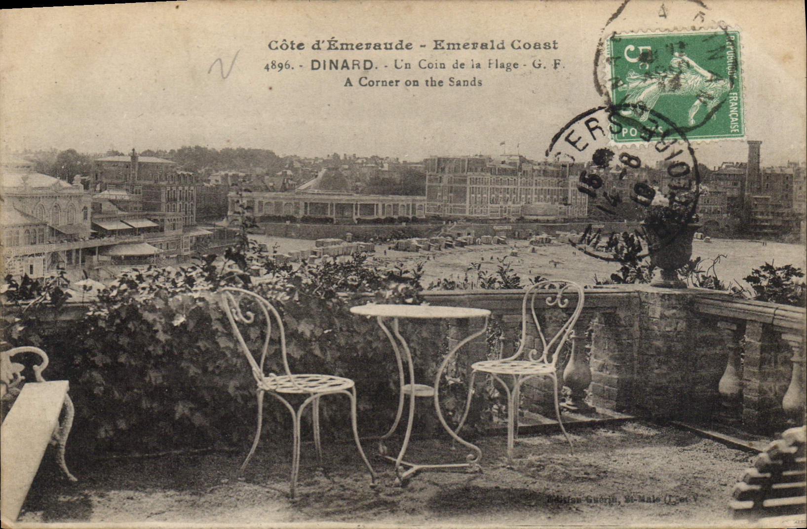 Côte d'Émeraude - Dinard - Un Coin de la Flage - G. F.