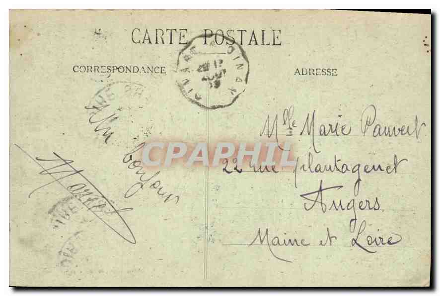 Côte d'Émeraude - Dinard - Un Coin de la Flage - G. F. — Achterkant