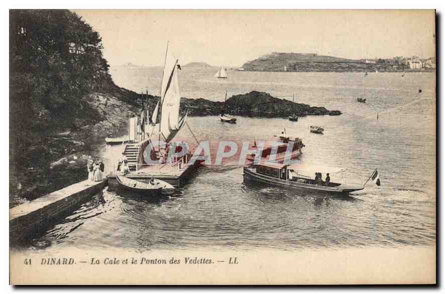 Dinard — La Calé et le Ponton des Vedettes — LL