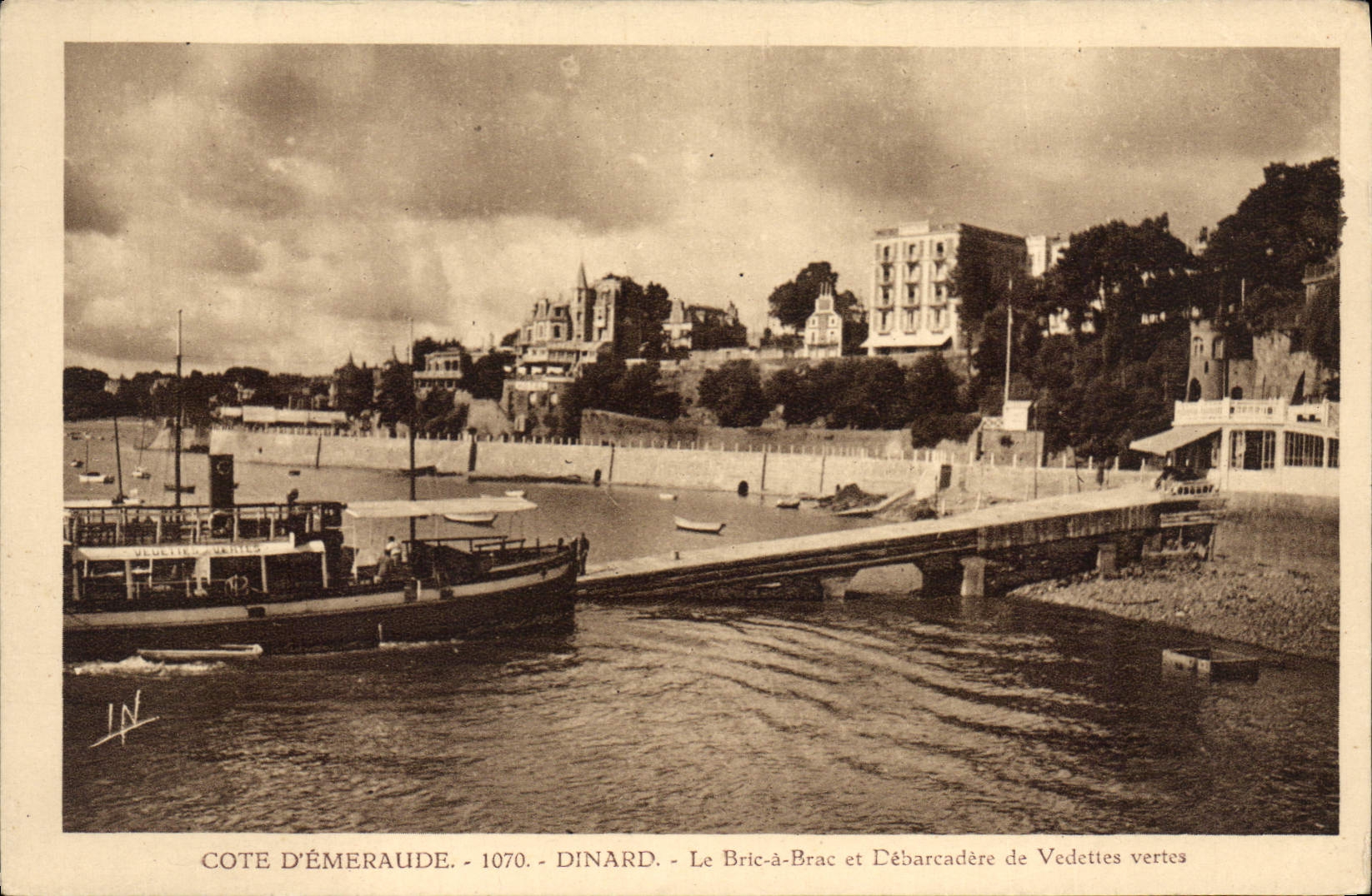 Côte d'Émeraude - Dinard - Der Bric-à-Brac und der Grünere Steg — Laurent-Nel, Rennes, n°1070