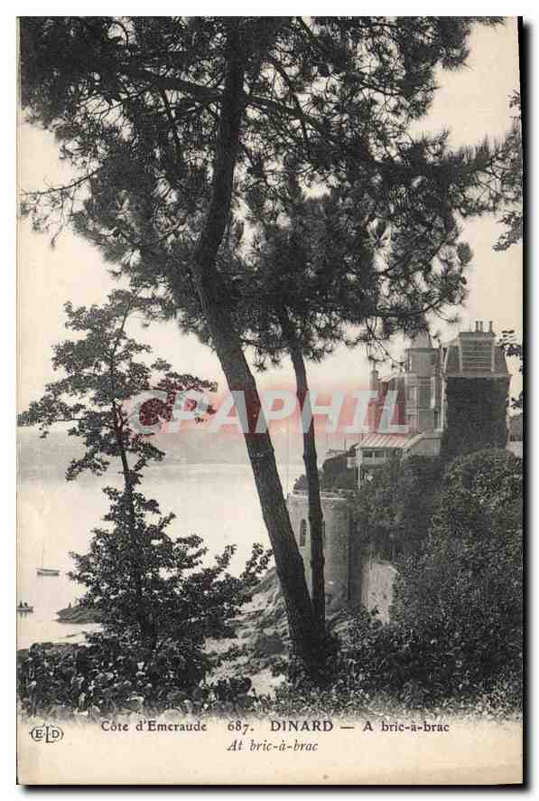CPA Cote d'Emeraude Dinard A bric a brac 