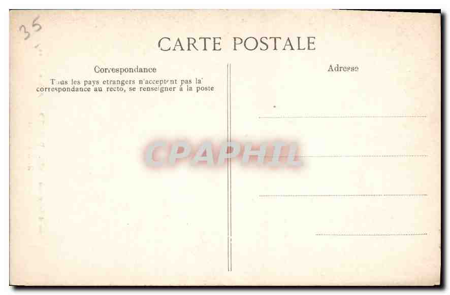 CPA Cote d'Emeraude Dinard A bric a brac  — Rückseite