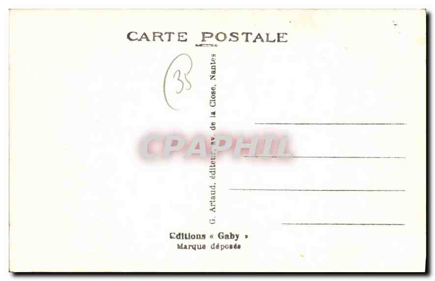 CPA Dinard L et V le Pool et la pointe du Moulinet  — Rückseite