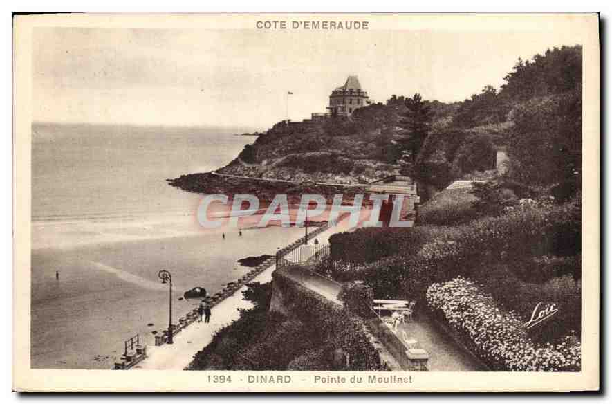 Dinard - Pointe du Moulinet — Côte d'Émeraude — éditeur Loïc, n° 1394