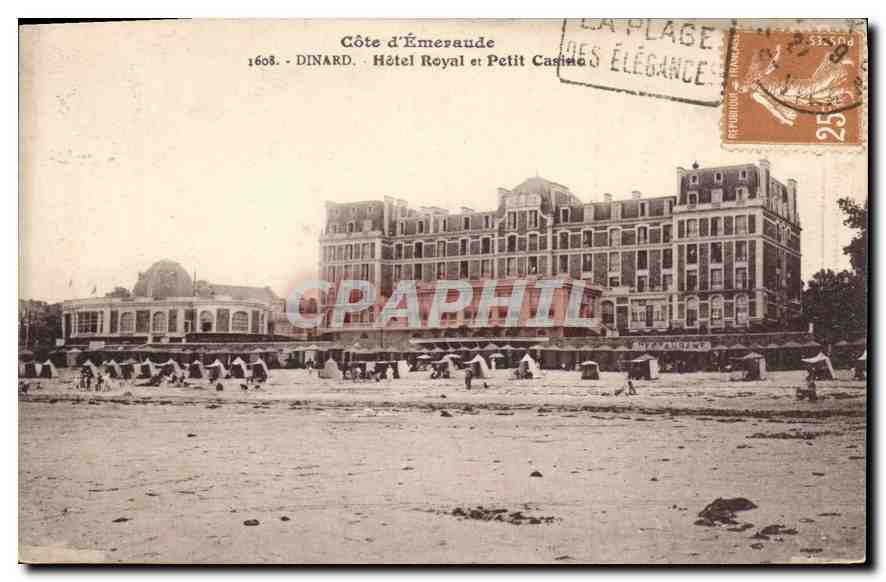 CPA Cote d'Emeraude Dinard Hotel Royal et Petit Casino 