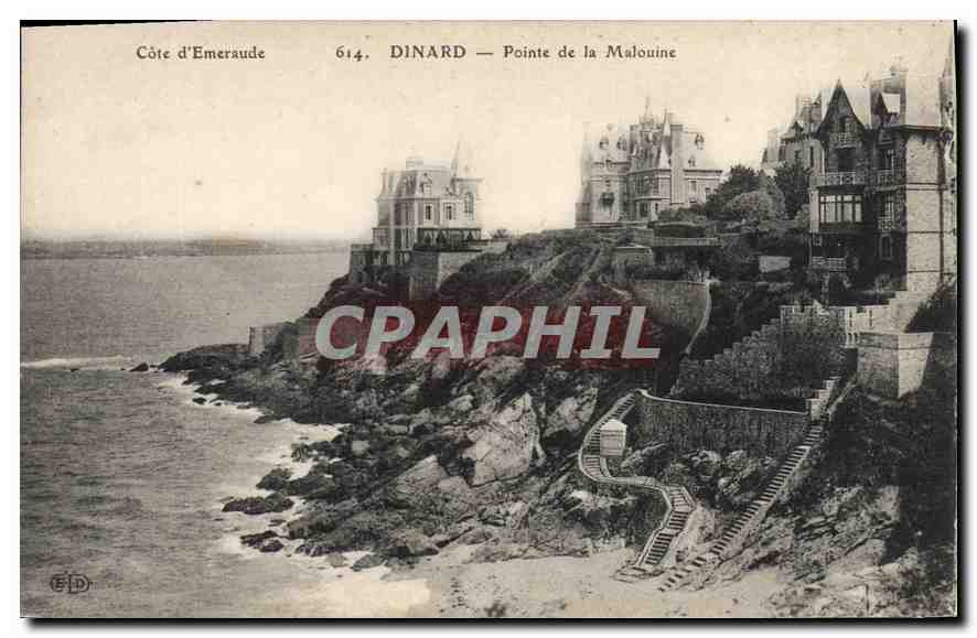 CPA Cote d'Emeraude Dinard Pointe de la Malouine 